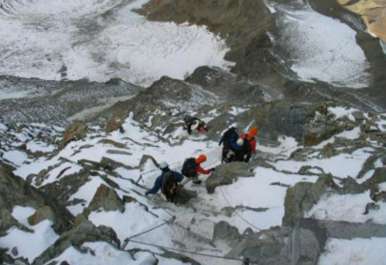 Mont Blanc - Couloir du Gouter