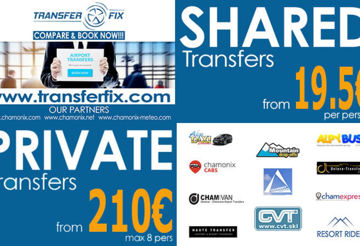 TransferFix, we help you find your Chamonix transfer