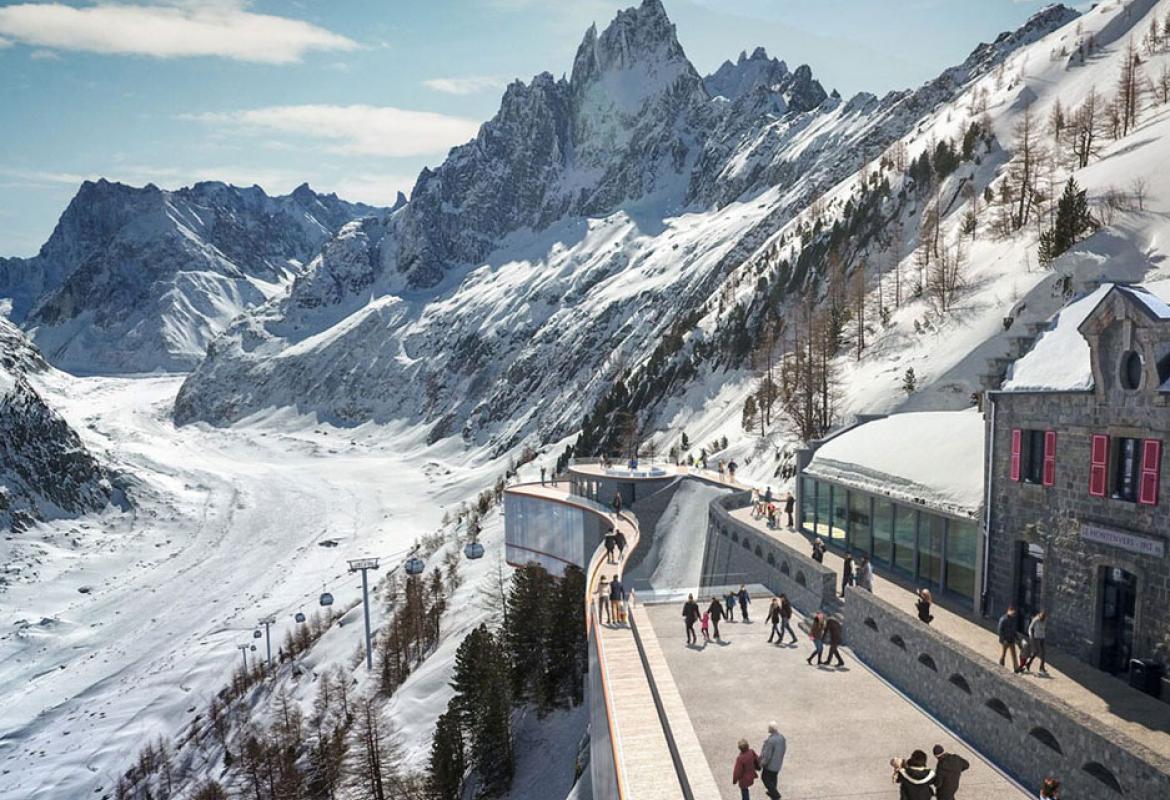 Mer de Glace. photo: Steve Baldwin
