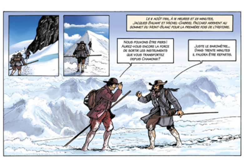 The History of Chamonix in Comics