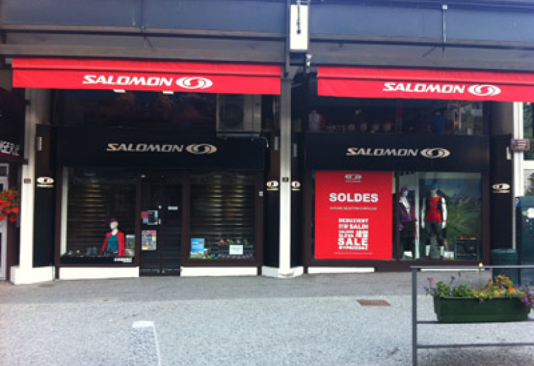 New Salomon Shop in Chamonix