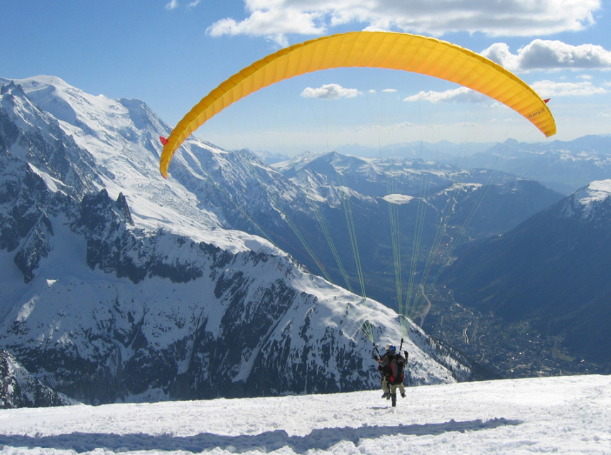 Chamonix Paragliding - Brevent Take Off