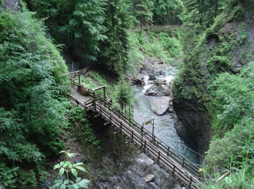 Les Gorges de la Diosaz in Servoz, Chamonix Valley