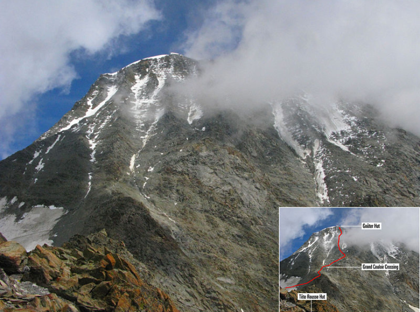Gouter Route to the Summit of Mont Blanc