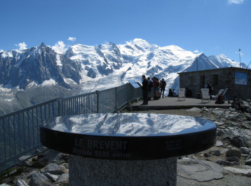 The Mont Blanc from Le Brevent