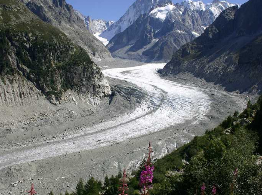 Chamonix and the Mer de Glace