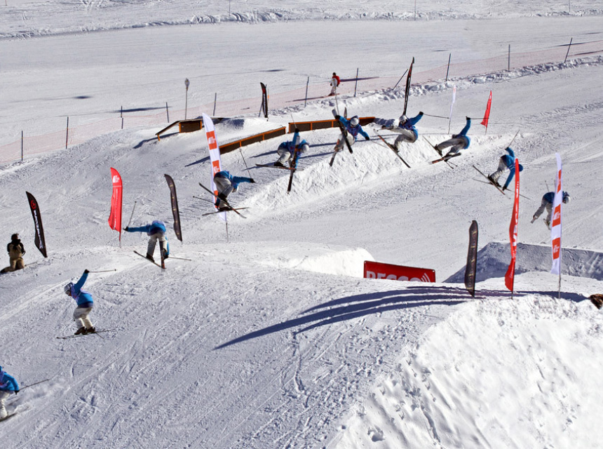Freestyle at Grands Montets Snow Park