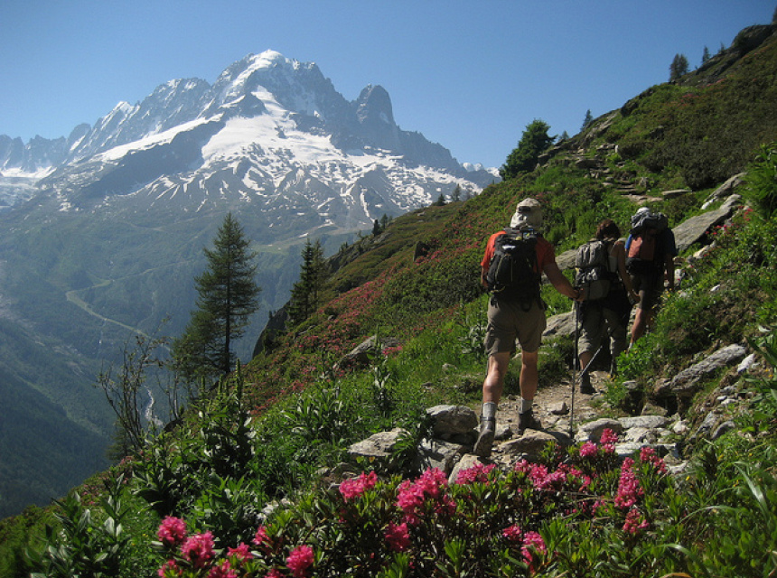 Trekking in the Aiguilles Rouges, Chamonix