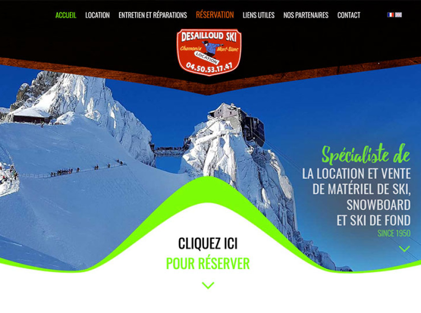 Desailloud Sports Chamonix Ski Rental